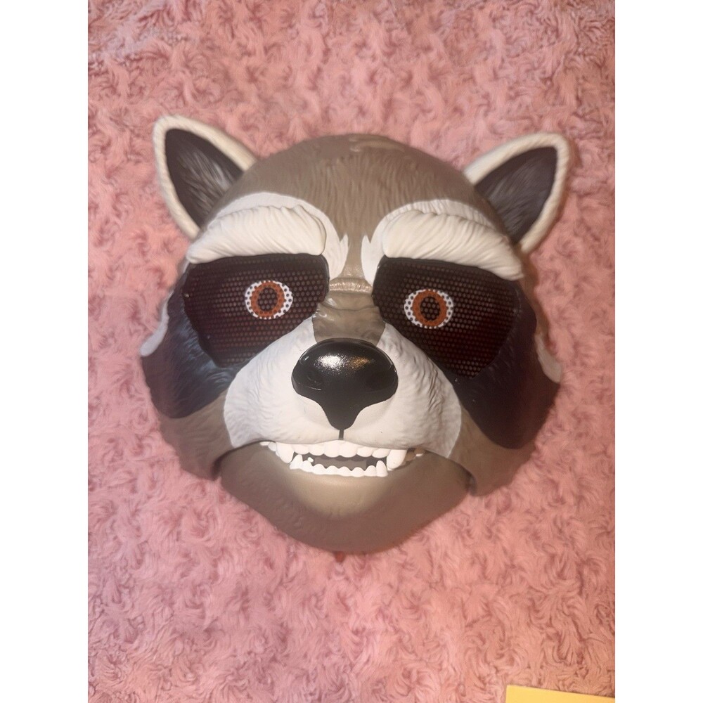 2014 Marvel Guardians of the Galaxy Rocket Raccoon Halloween Moving Face Mask